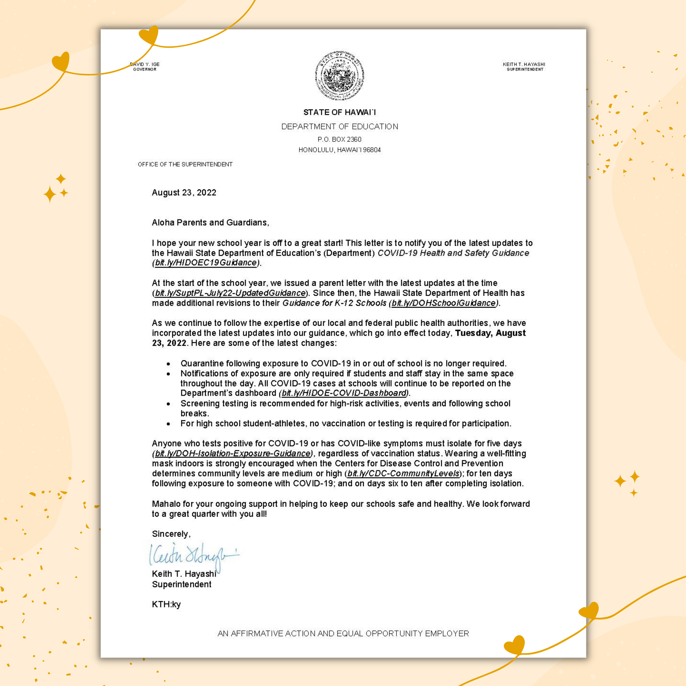 8/22/23 Superintendent letter